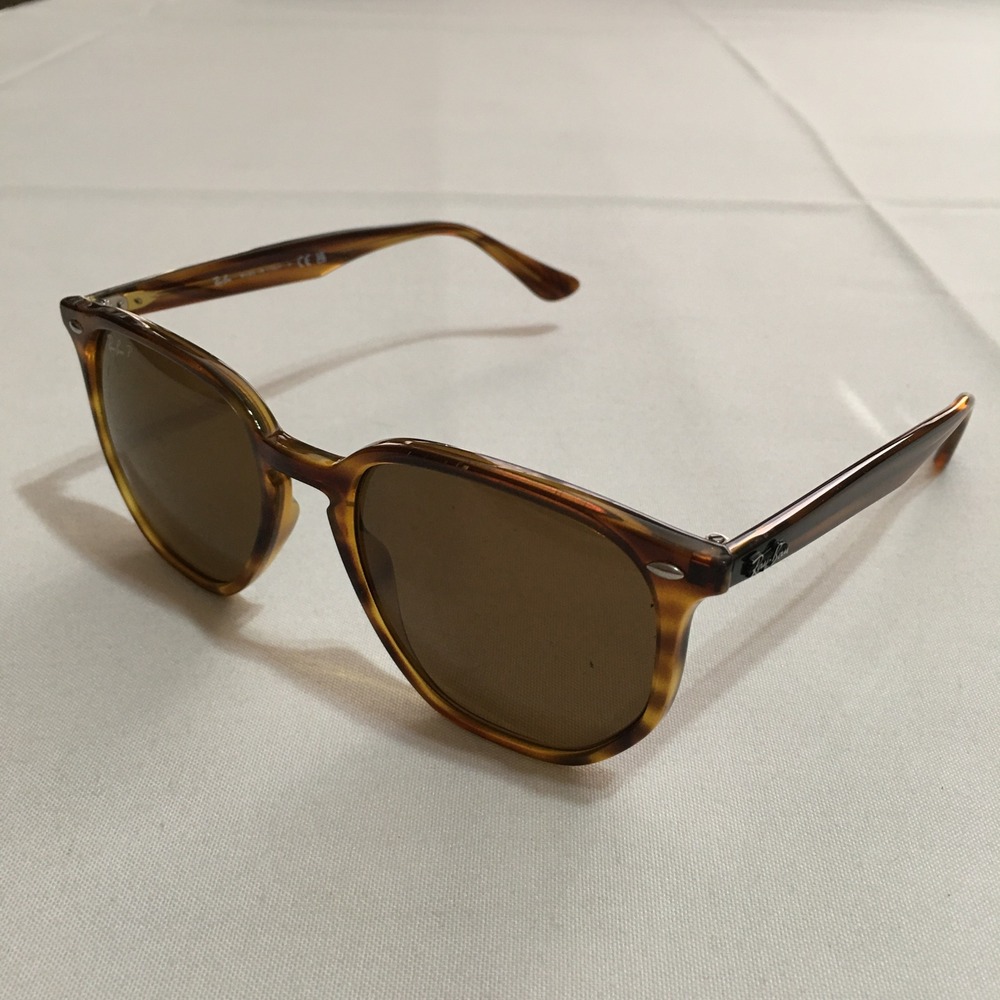 Ray-Ban RB4306 Sunglasses Havana Dark Brown Polarized 820/73 54-19-145
